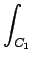 $\displaystyle \int_{{C_1}}^{}$