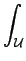 $\displaystyle \int_{{\cal U}}^{}$