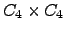 $ C_{4} \times C_{4} $