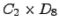 $ C_{2} \times D_{8} $