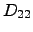 $ D_{22} $