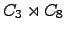 $ C_{3} \rtimes C_{8} $