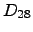 $ D_{28} $