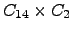 $ C_{14} \times C_{2} $