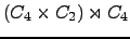 $ (C_{4} \times C_{2}) \rtimes C_{4} $