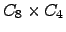 $ C_{8} \times C_{4} $