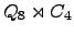 $ Q_{8} \rtimes C_{4} $