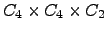 $ C_{4} \times C_{4} \times C_{2} $