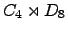$ C_{4} \rtimes D_{8} $