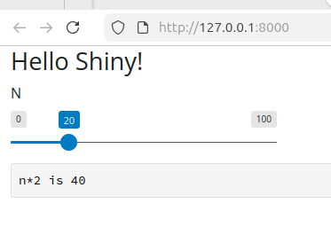 Shiny example app